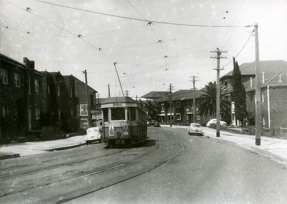Tram on Clovelly Road