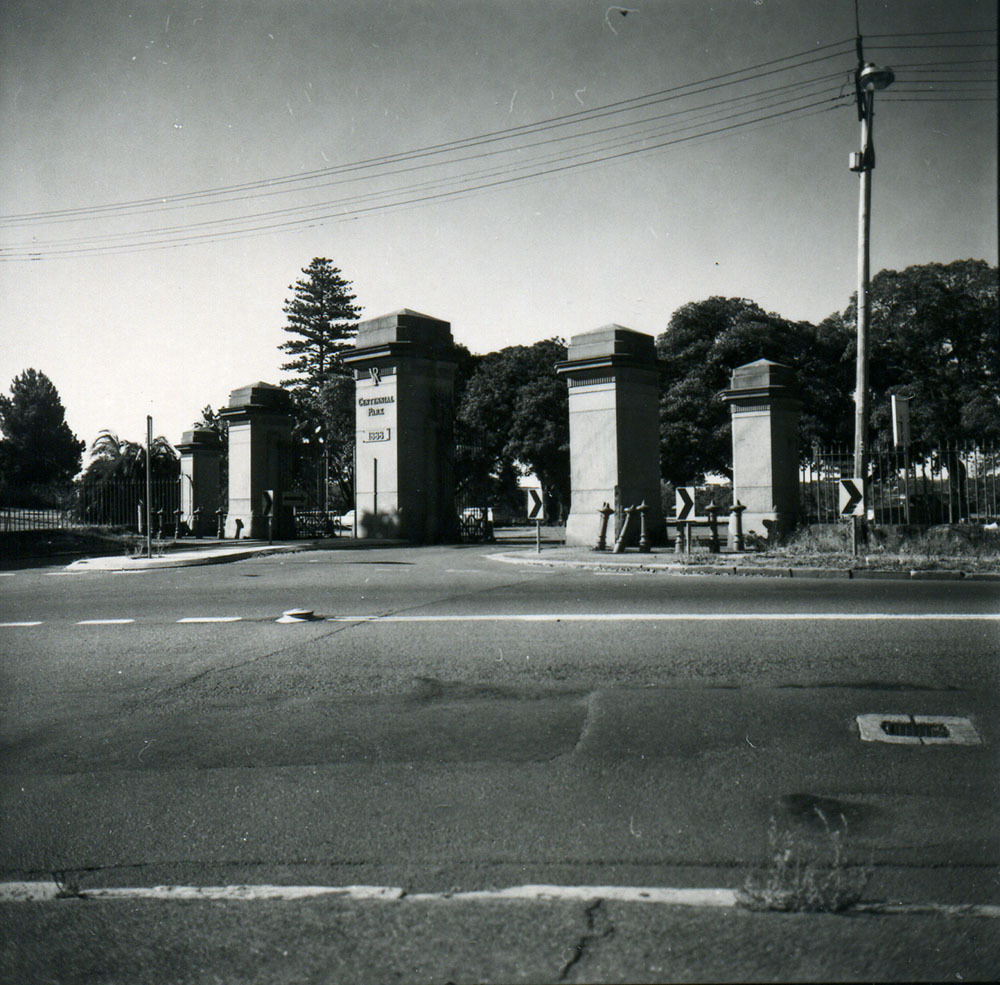 Randwick Gates entrance to Centennial Park 
