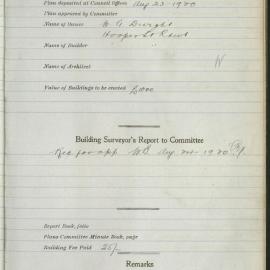Day Avenue, Kensington : 554-1920
