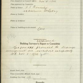 Meeks Street and Lane, Kingsford : 755-1920