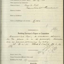 Middle Street, Kingsford : 954-1921