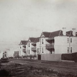 Dutruc Street looking south towards Nugal Hall