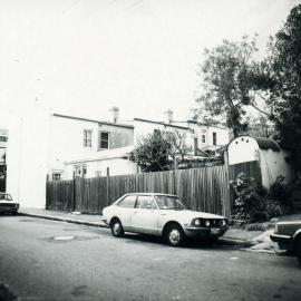 Rear view of Gordon Terrace, Waverley Street, Randwick