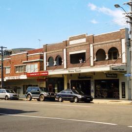 Row of shops on the corner of Mount Street and Clovelly Road