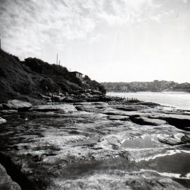 looking north from the rocks to McIvers Baths