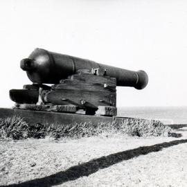 Cannon at the entrance to Grant Reserve