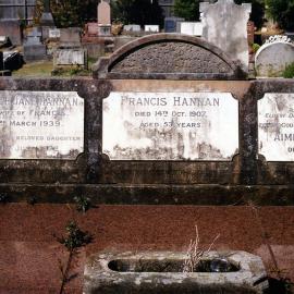 Gravesite of the Hannan family