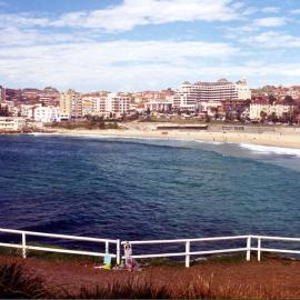 Looking south across Coogee Beach