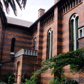 Side of St Brigid's Catholic Church