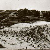 Panorama of Coogee Beach, looking north