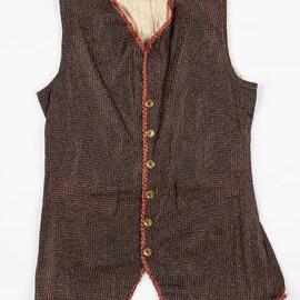 Waistcoat with check pattern