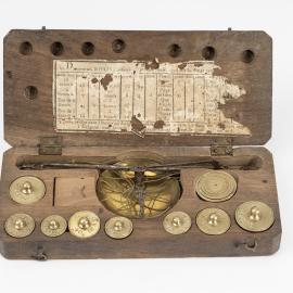 Mechanical money scale