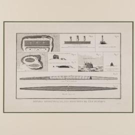 Engraving, Details geometriques des monumens de l’Ile de Paque, Pl. 12 of Atlas du voyage de Lapérouse