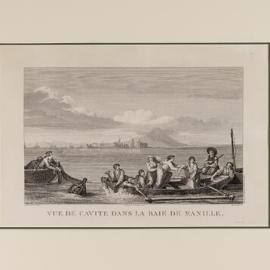 Engraving, Vue de Cavite dans la Baie de Manille, Pl. 41 of Atlas du voyage de Lapérouse