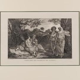 Engraving, Costumes des Habitans de Manille, Pl. 42 of Atlas du voyage de Lapérouse