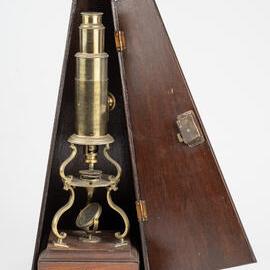 Culpeper microscope with mahogany box 