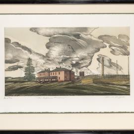 Etching, "The Laperouse Museum"