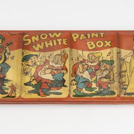 Paint box with Snow White and the Seven Dwarfs illustration 