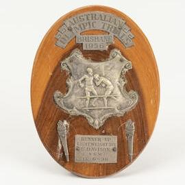 Boxing Trophy, Australian Olympic Trials, Brisbane 1956 L. Davidson