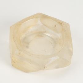 Hexagonal Glass jar 