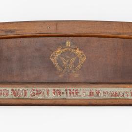 Tram Sign "Do Not Spit In The Car" from Clyde Engineering locomotive manufacturer