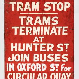 Tram Stop Sign 