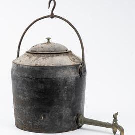 Cast iron urns with taps