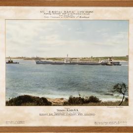Photograph - MT Cactus Maru Entering Botany Bay