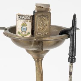 Floor standing ashtray
