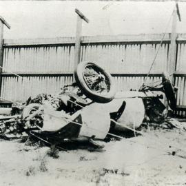 Car wreck at the Maroubra speedway