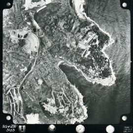 Aerial photograph of the area around Long Bay