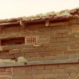 Damaged brickwork of the former Malabar Surf Club building