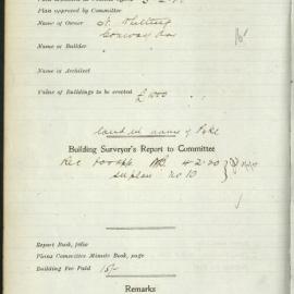 Gray Street, Randwick : 11-1920