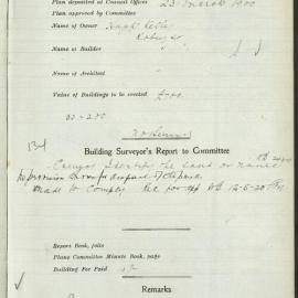 Boyce Road, Maroubra : 134-1920