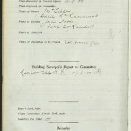 Cuthbert, Albion Street, Randwick : 265-1920