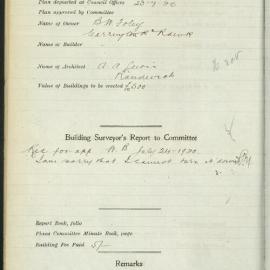 Belmore Road, Randwick : 481-1920
