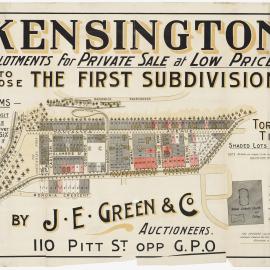 Kensington, The First Subdivision
