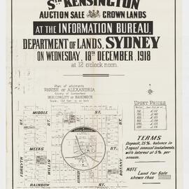 South Kensington Auction Sale, Crown Lands