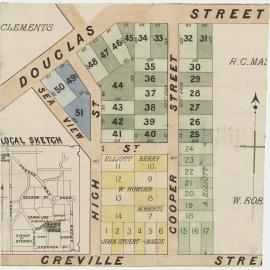 Subdivision between Greville and Douglas Streets