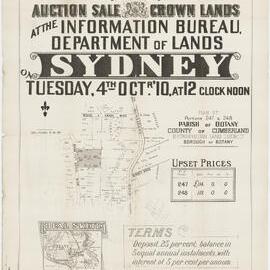 Auction sale at Matraville