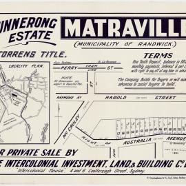 Bunnerong Estate, Matraville