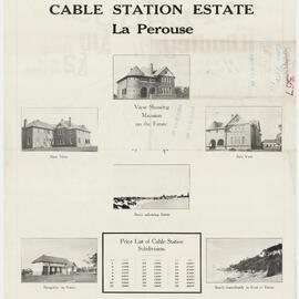 Cable Station Estate, Flyer and Plan