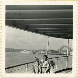 Arriving in Sydney on the S.S. Iberia