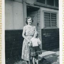 Isabella and Carol at the Bunnerong Migrant Hostel