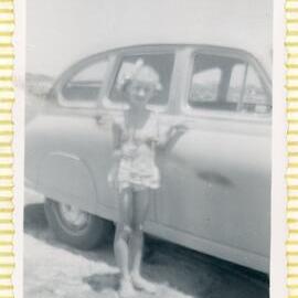 Carol ready for the beach