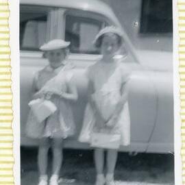 Carol and her friend dressed up