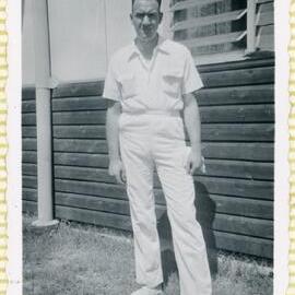 Archie in his Cricket Uniform