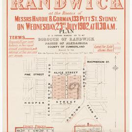 Subdivision between Carrington Road and Albion Street