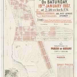 Subdivision in the Parish of Botany, at Matraville, Maroubra, and Kingsford. 