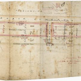 Early subdivision between Belmore Road and Avoca Street